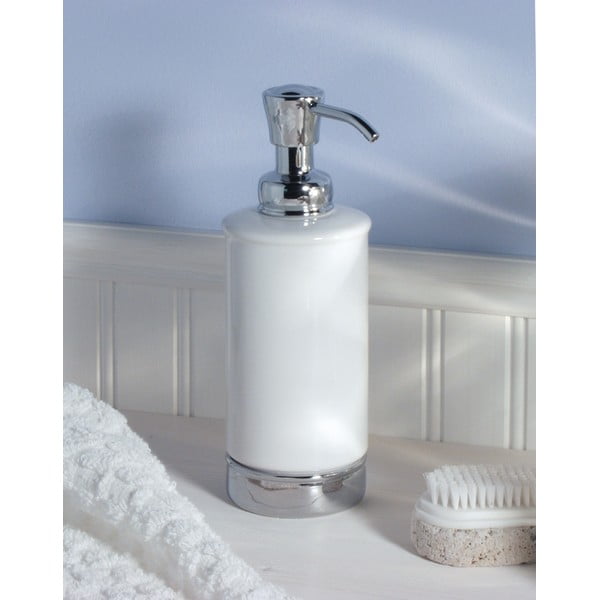 Biały dozownik do mydła iDesign York-image-1