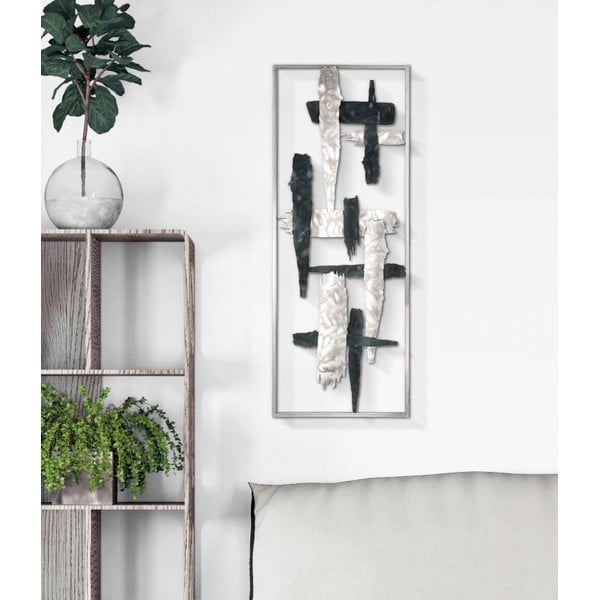 Metalowa dekoracja ścienna 29x74 cm New Art – Mauro Ferretti-image-1