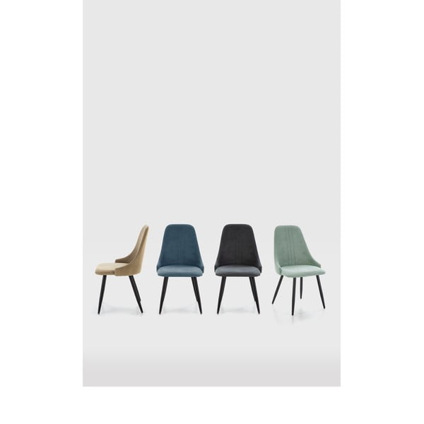 Jasnozielone krzesła zestaw 4 szt. Mani – Marckeric-image-1