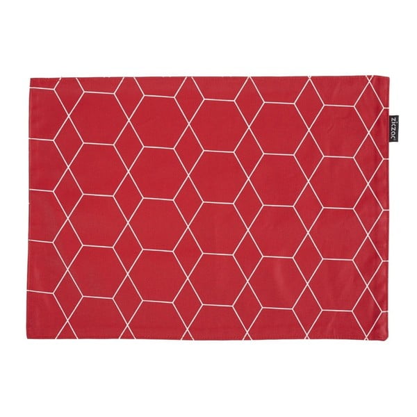 Czerwona
  dwustronna podkładka ZicZac Hexagon