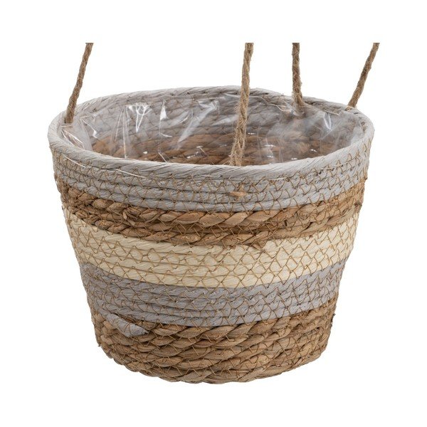 Wiszące doniczki zestaw 3 szt. z trawy morskiej ø 20 cm – Ixia-image-2