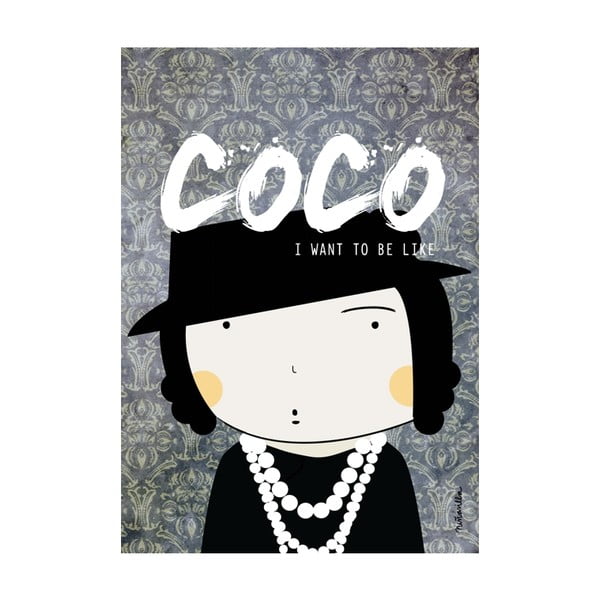 Plakat I want to be like Coco