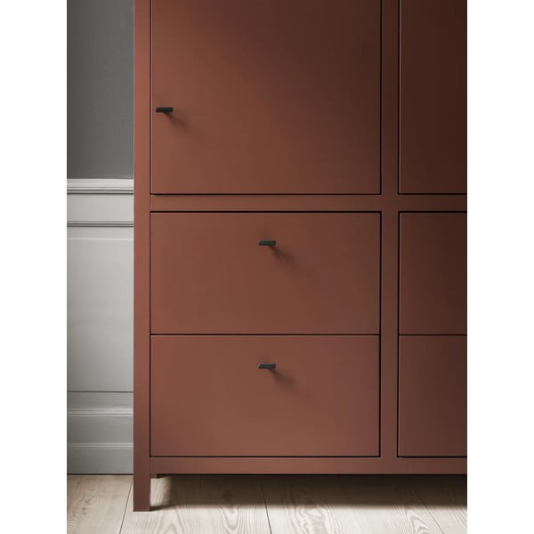 Ścienne metalowe haczyki w kolorze mosiądzu zestaw 2 szt. Rof – Blomus-image-3