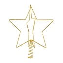 Świecąca gwiazda na choinkę LED Sirius Christina Gold, wys. 25 cm
