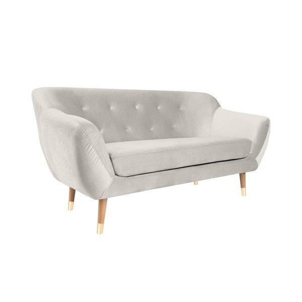 Kremowa sofa 2-osobowa Mazzini Sofas Amelie-image-4