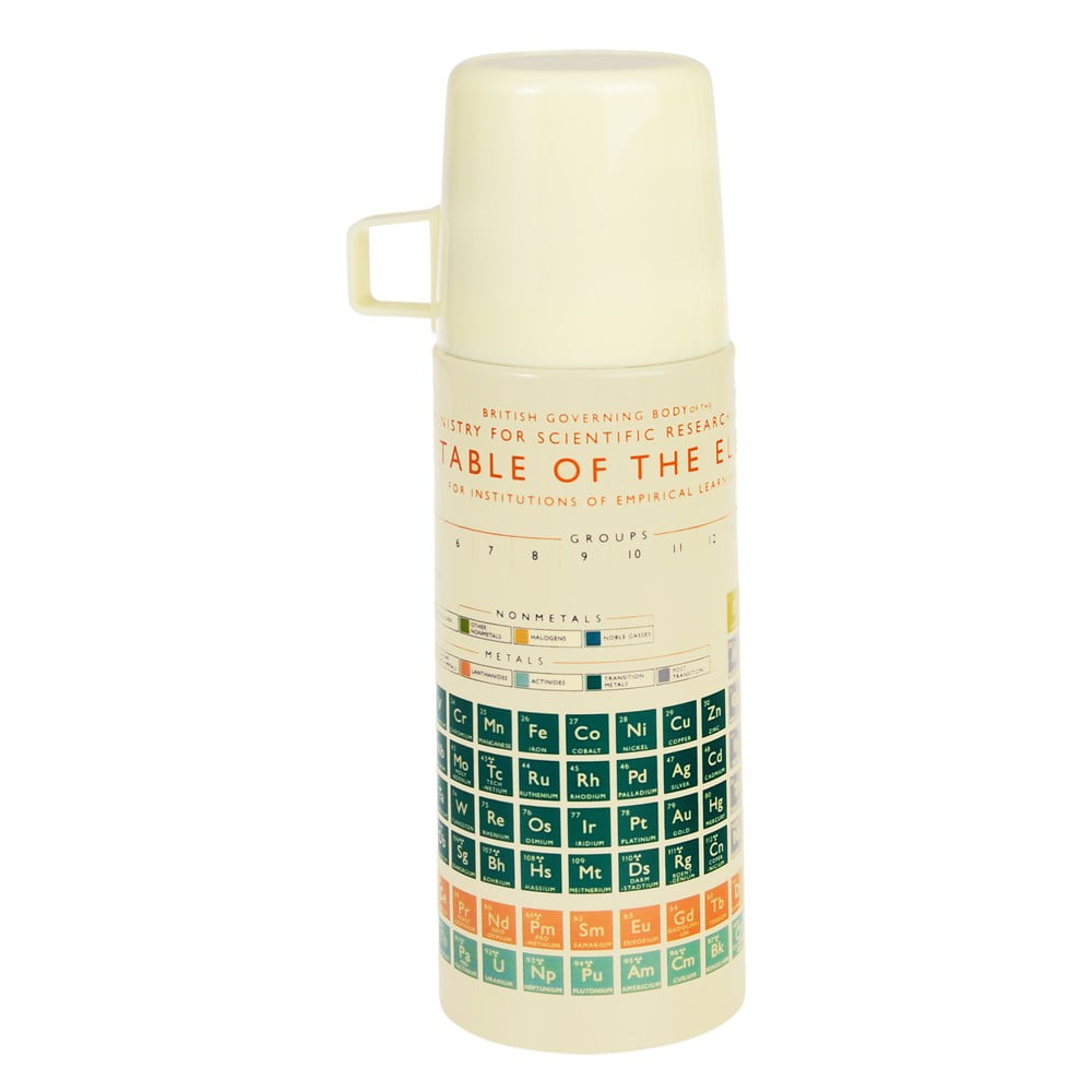 Kremowy termos dla dzieci 350 ml Periodic Table – Rex London