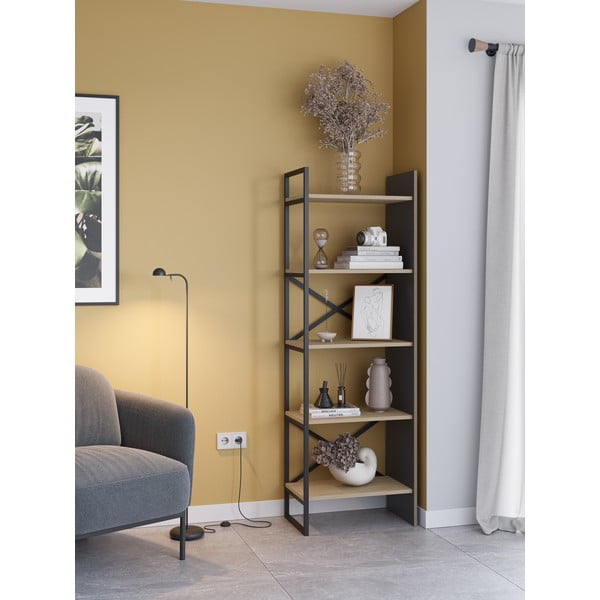 Regał w dekorze dębu 58x175 cm Ara – Marckeric-image-1