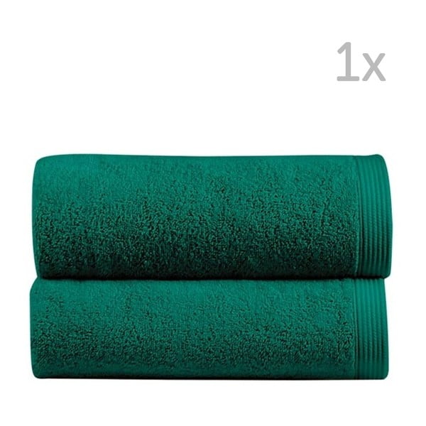 Ciemnozielony ręcznik Sorema New Plus, 30 x 50 cm