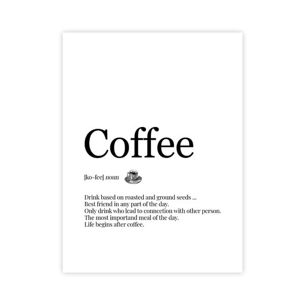 Plakat 30x40 cm Coffee  