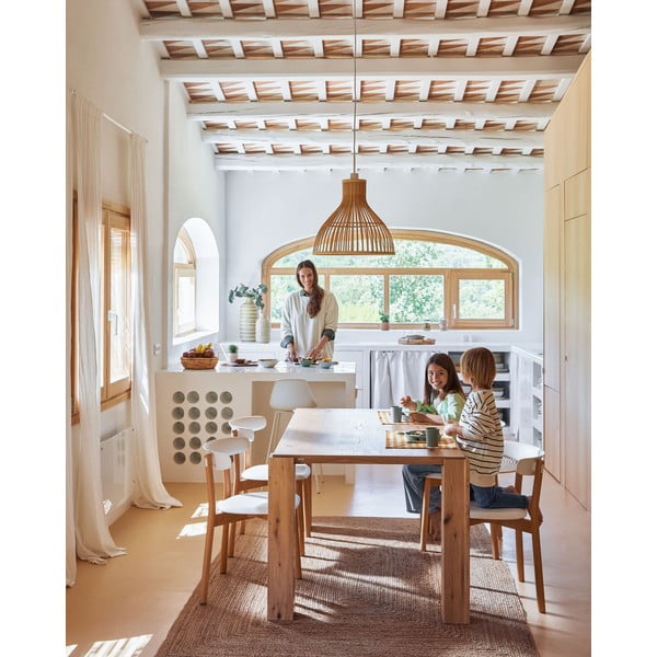 Stół w dekorze dębu 90x160 cm Deyanira – Kave Home-image-2