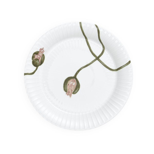 Biały porcelanowy talerz Kähler Design Hammershøi Poppy, ø 19 cm-image-2