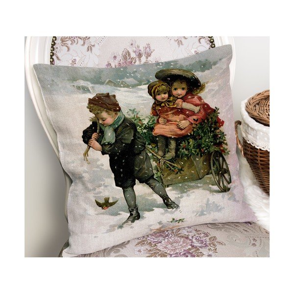 Poszewka na poduszkę ze świątecznym motywem 43x43 cm – Mila Home-image-2