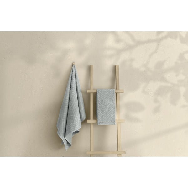 Jasnoszare bawełniane ręczniki frotte zestaw 2 szt. – Foutastic-image-1