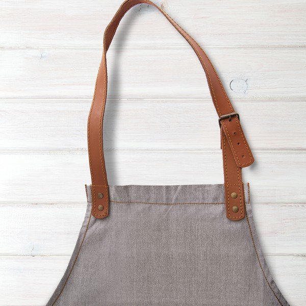 Bawełniano-skórzany fartuch Denim – Orion-image-2