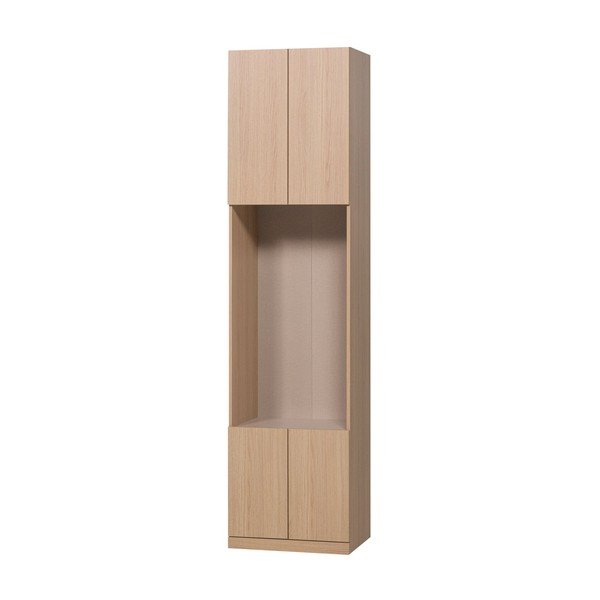 Szafka modułowa w naturalnym kolorze 54x215 cm Build – WOOOD