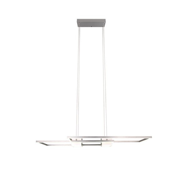 Lampa wisząca LED ze zdalnym sterowaniem i ściemniaczem w kolorze srebra Albany – Trio