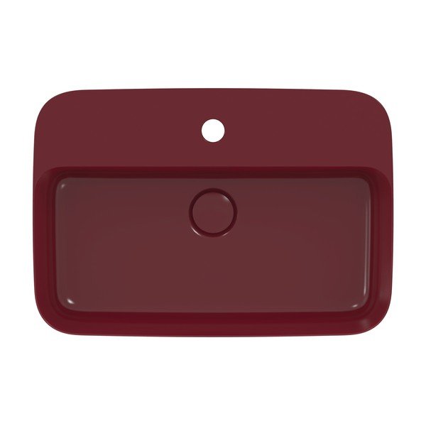 Bordowa ceramiczna umywalka 55x38 cm Ipalyss – Ideal Standard-image-2
