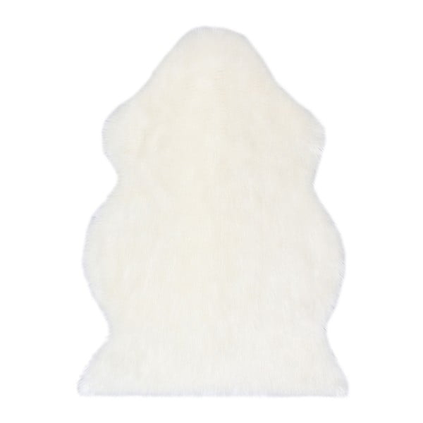 Kremowy dywan z ekologicznego futra Eco Rugs Tekli, 70x100 cm