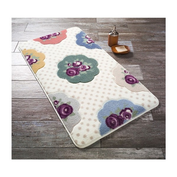 Fioletowy dywanik łazienkowy Confetti Bathmats Bundle, 50x57 cm