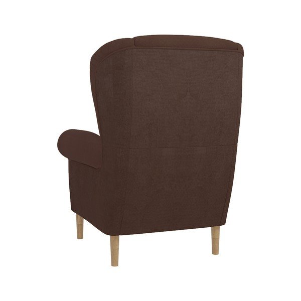 Ciemnobrązowy fotel typu uszak Swan – Ropez-image-2
