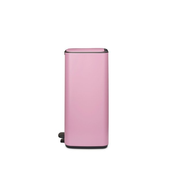 Różowy stalowy kosz na śmieci z pedałem 30 l Bo – Brabantia-image-3
