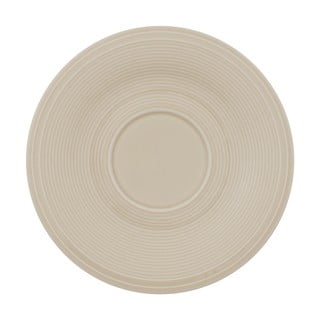 Biało-beżowy porcelanowy spodek Villeroy & Boch Like Color Loop, ø 15,5 cm