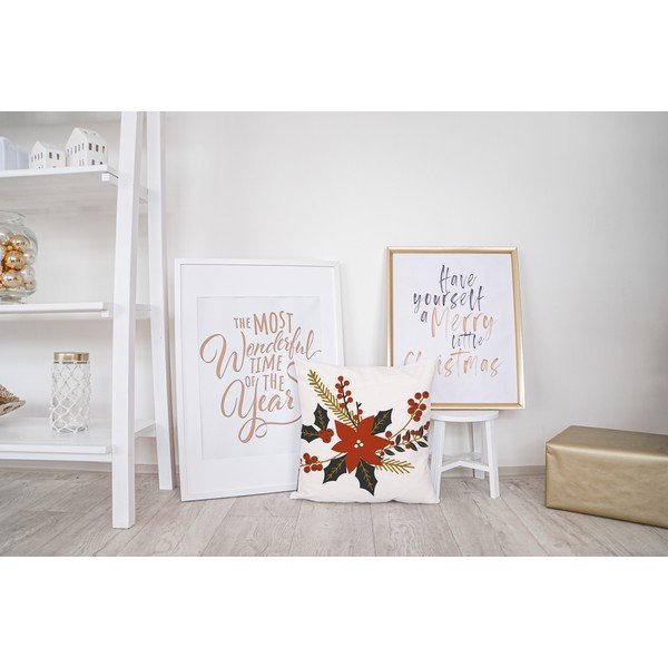 Poduszka dekoracyjna ze świątecznym motywem 45x45 cm Christmas Star – Butter Kings-image-2