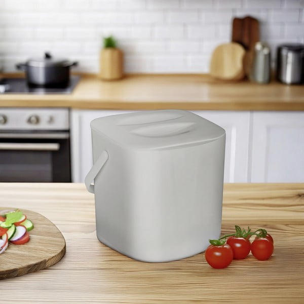 Jasnoszary pojemnik na odpadki organiczne 3 l Conny – Wenko-image-1