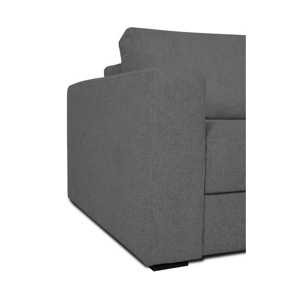 Szara sofa rozkładana 238 cm Resmo – Scandic-image-4