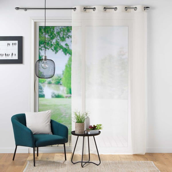 Kremowa firanka z woalu 140x240 cm Casual – douceur d'intérieur-image-2