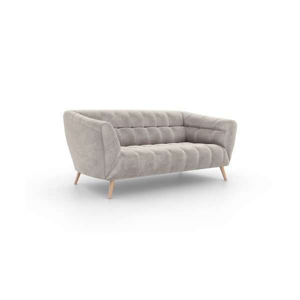 Beżowa sofa z aksamitnym obiciem Interieurs 86 Étoile, 170 cm-image-2