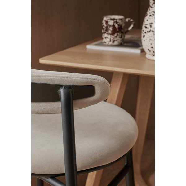 Beżowy metalowy hoker (wysokość siedziska 66 cm) Doggi – Ellos Home-image-2