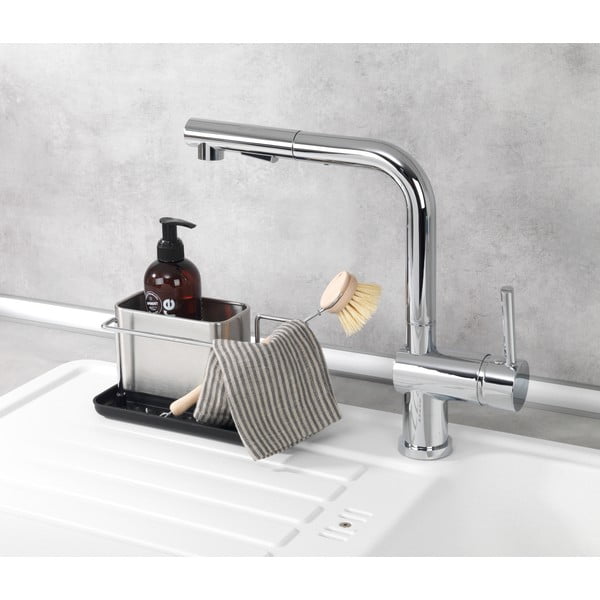 Nierdzewny stojak na akcesoria do mycia naczyń Wenko Orio-image-2