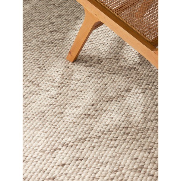 Beżowy/w naturalnym kolorze wełniany dywan tkany ręcznie 140x200 cm Lyon Beans – Elle Decoration-image-2