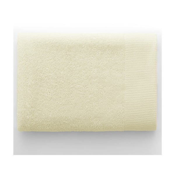 Kremowy bawełniany ręcznik kąpielowy frotte 70x140 cm Amari – Restilo-image-3