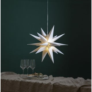 Biała świąteczna dekoracja świetlna LED na zewnątrz Star Trading Alice, ø 57 cm