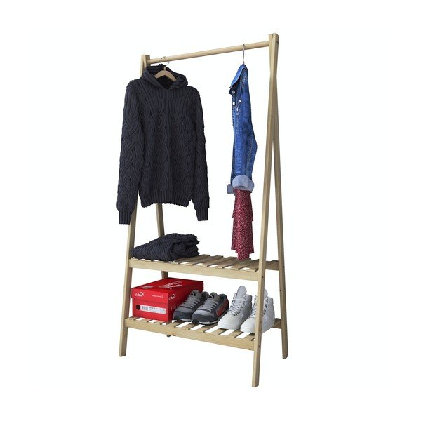 Stojak na ubrania w dekorze dębu Susanne – Kalune Design-image-2