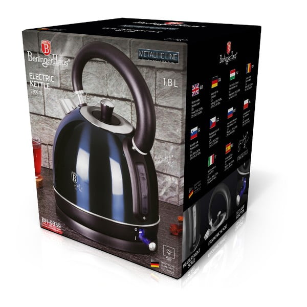 Niebieski czajnik elektryczny 1,7 l Metallic Line Aquamarine Edition – BerlingerHaus-image-2