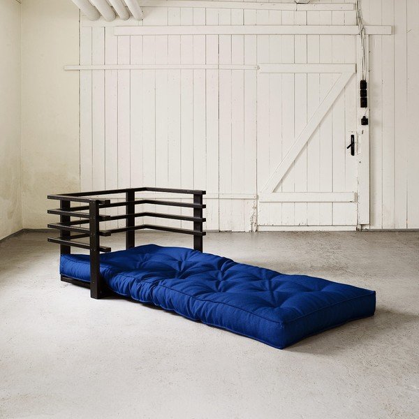 Fotel rozkładany Karup Funk Black/Royal-image-1