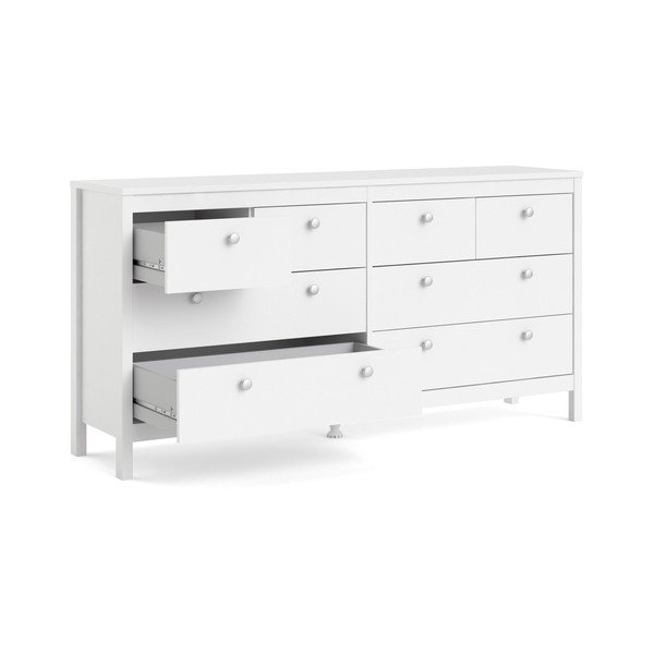 Biała niska komoda 159x80 cm Madrid – Tvilum-image-2