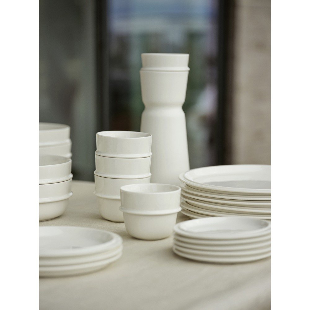 Kremowy porcelanowy talerz ø 24 cm Eau – Zone (zdjęcie 6)