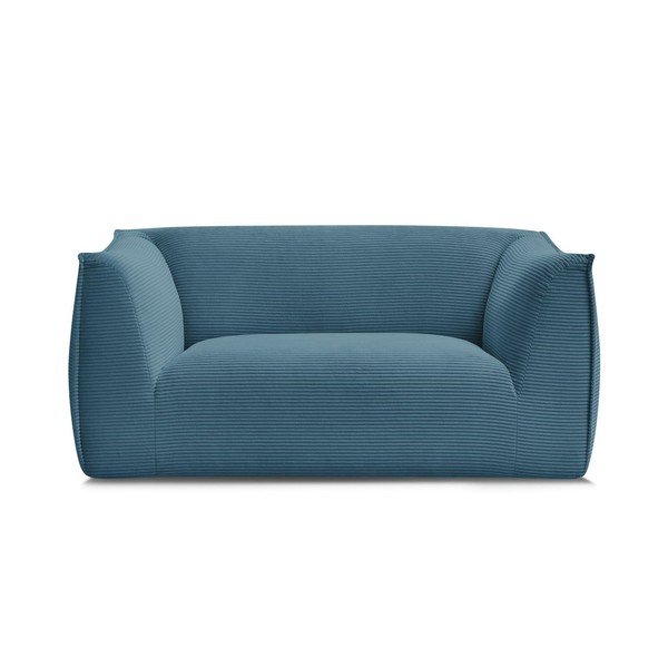 Niebieska sztruksowa sofa 170 cm Giorgia – Bobochic Paris