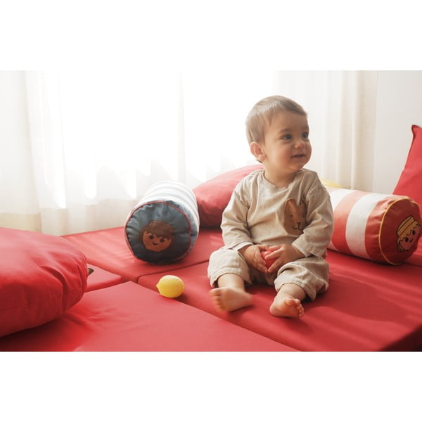 Aksamitna poduszka dziecięca Stripes – Playmobil-image-1