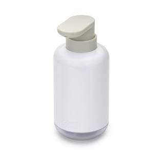 Biały plastikowy dozownik do mydła 300 ml Duo − Joseph Joseph