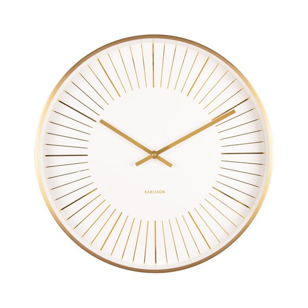 Zegar ścienny ø 40 cm Gold Lines – Karlsson