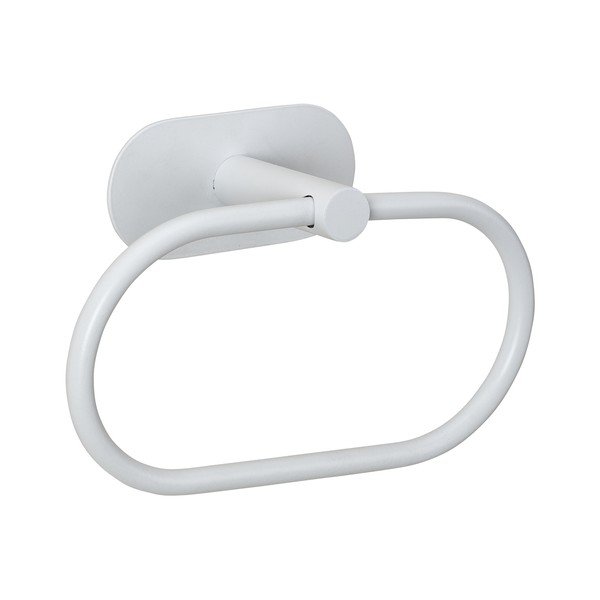 Biały samoprzylepny wieszak na ręczniki ze stali nierdzewnej Orea – Wenko-image-4