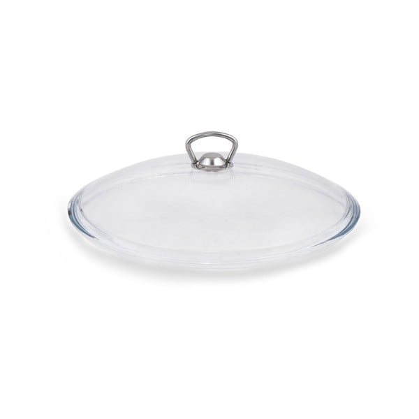 Różowy niski aluminiowy garnek z pokrywką Güral Porselen Classic, ø 30 cm-image-1