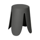 Antracytowy plastikowy stołek Comiso – Wenko