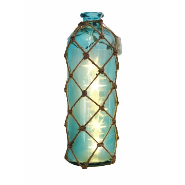 Szklany wazon/butelka z motywem gwiazd Dino Bianchi, wysokość 32 cm
