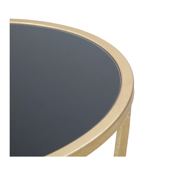 Stołek w czarno-złotym kolorze Mauro Ferretti Glam Simple, wys.75 cm-image-3
